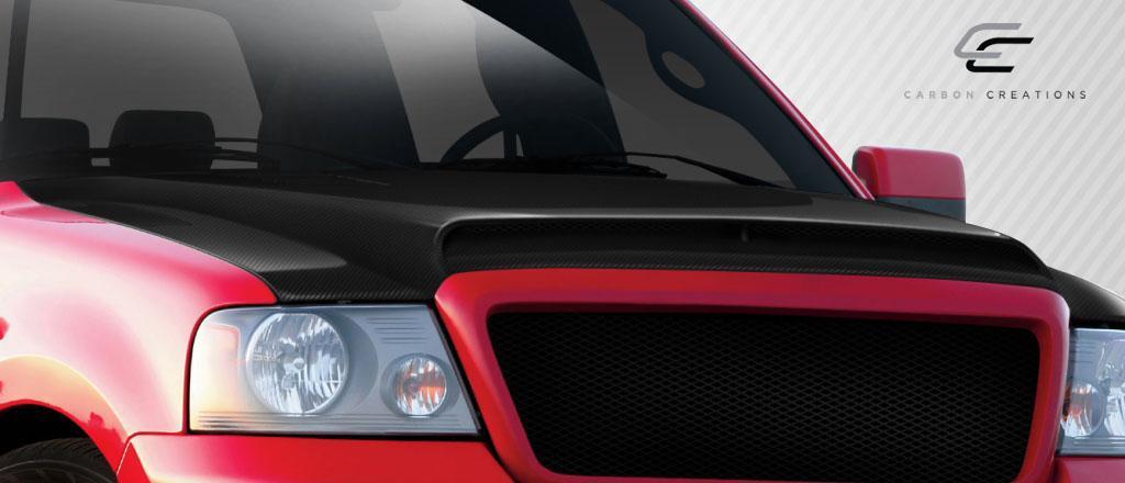 2004-2008 Ford F150 Carbon Creations Super Snake Carbon Fiber Hood