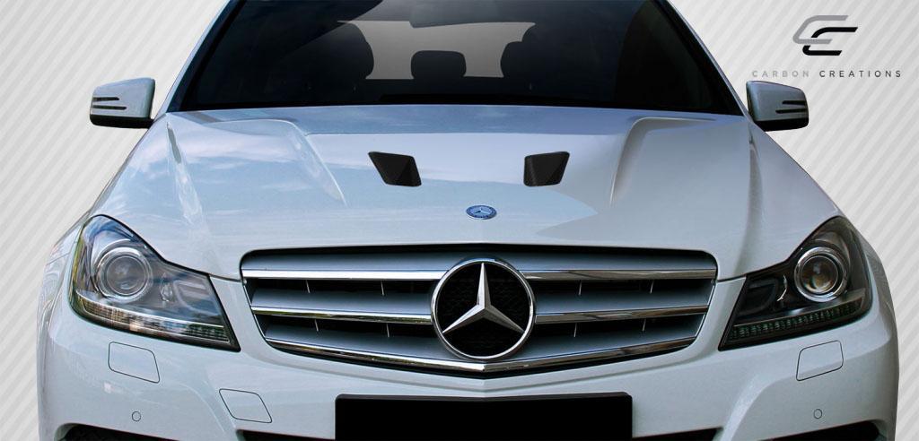 2012-2014 Mercedes C Class Carbon Creations Black Series Look Carbon Fiber Hood