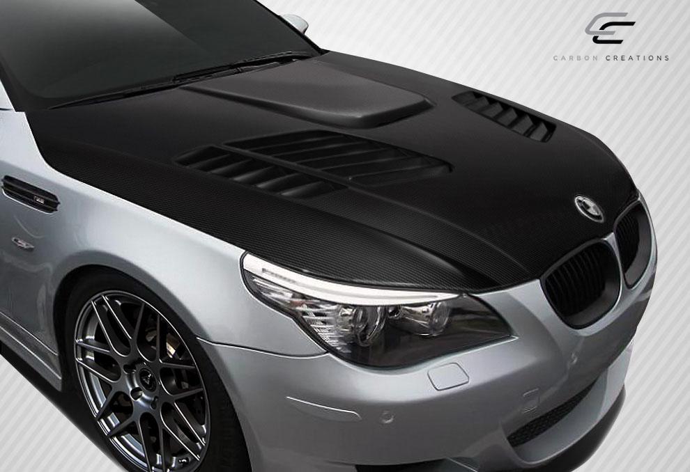 2004-2010 BMW 5 Series Carbon Creations GTR Carbon Fiber Hood