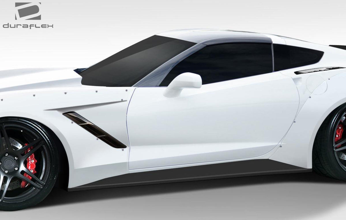 2014-2019 Chevrolet Corvette Duraflex Gran Veloce Side Skirts