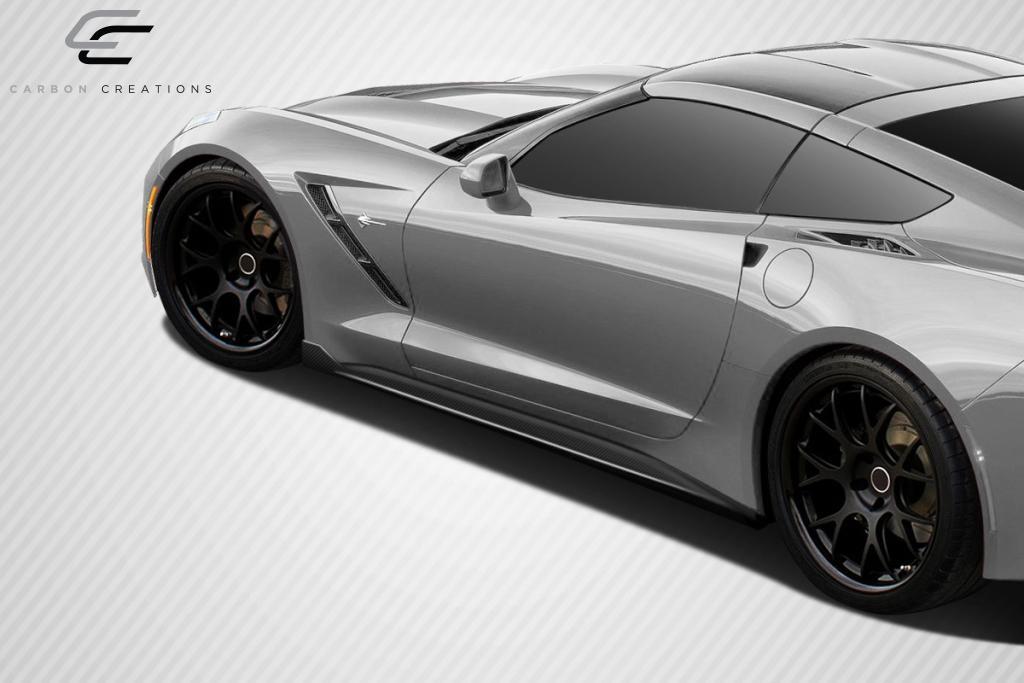2014-2019 Chevrolet Corvette Carbon Creations GT Concept Carbon Fiber Side Skirts
