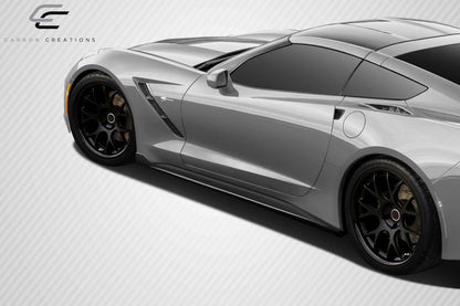 2014-2019 Chevrolet Corvette Carbon Creations GT Concept Carbon Fiber Side Skirts