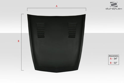 Universal Duraflex GT500 Hood Cowl Scoop Vent - 1 Piece