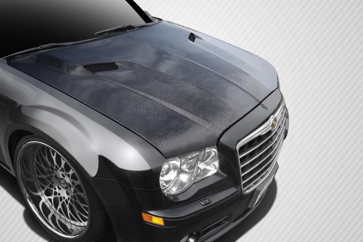 2005-2010 Chrysler 300 Carbon Creations Challenger Carbon Fiber Hood