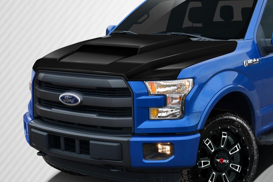 2015-2020 Ford F150 Carbon Creations Grid Carbon Fiber Hood
