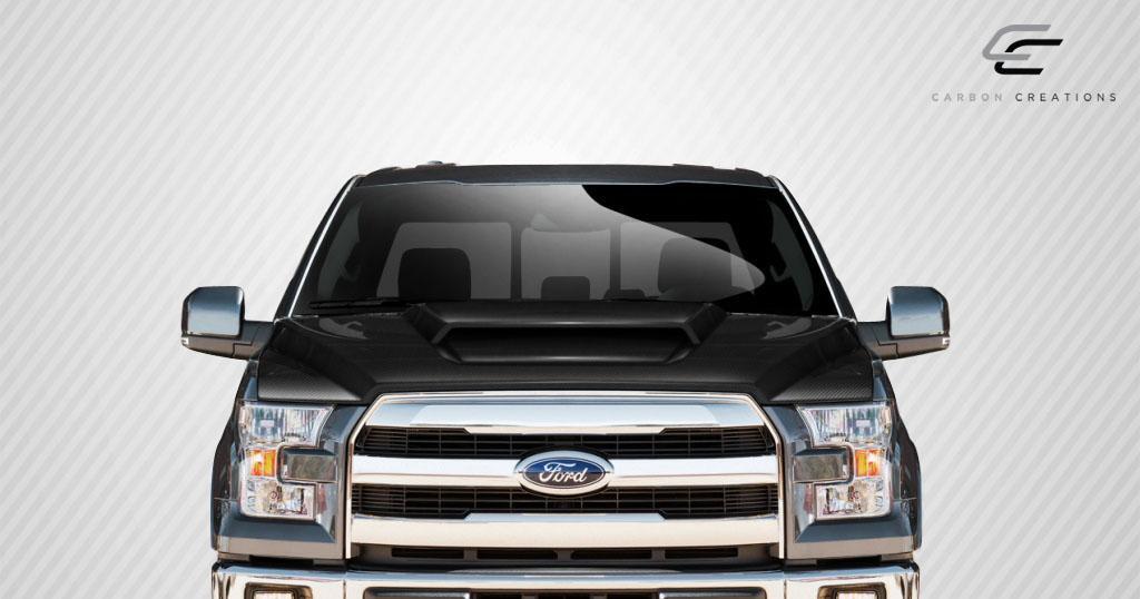 2015-2020 Ford F150 Carbon Creations Grid Carbon Fiber Hood