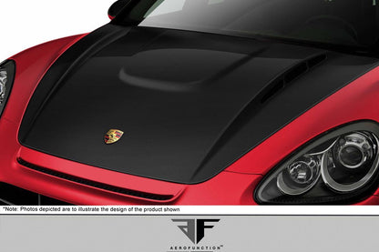 2011-2014 Porsche Cayenne Aero Function AF-3 Carbon Fiber Hood