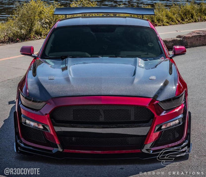 2015-2017 Ford Mustang Carbon Creations GT350 Carbon Fiber Hood
