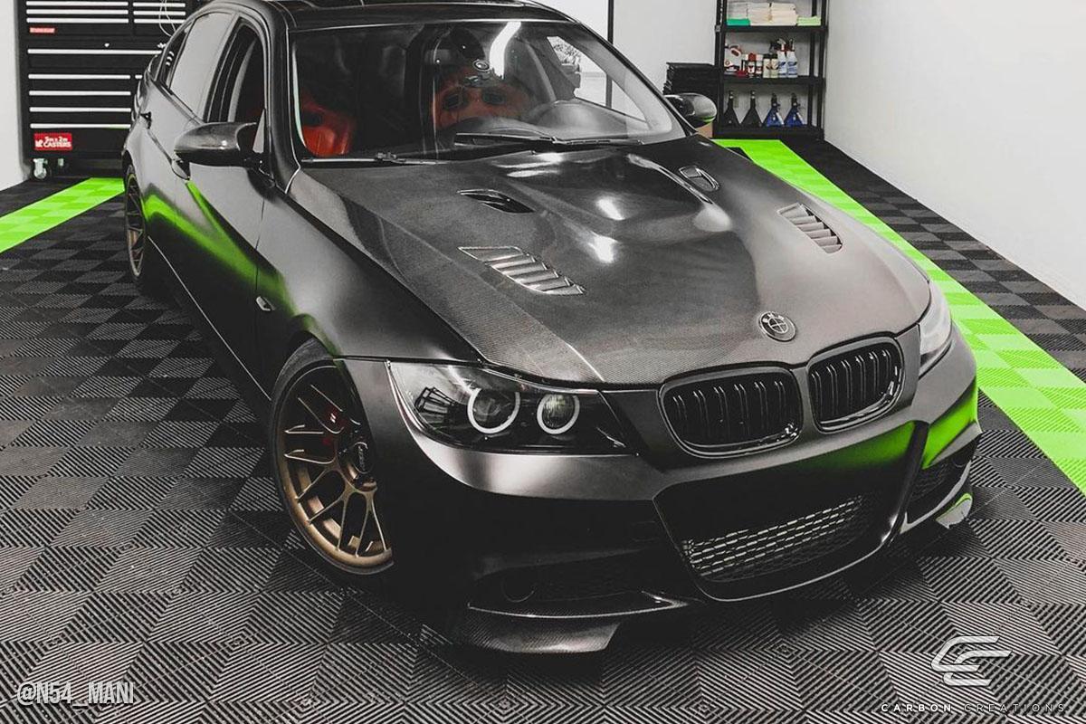 2009-2011 BMW 3 Series Carbon Creations AF1 Carbon Fiber Hood