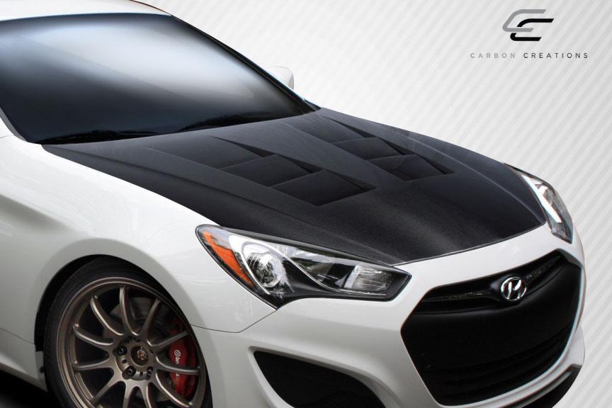 2013-2016 Hyundai Genesis Carbon Creations TS-1 Carbon Fiber Hood