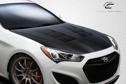 2013-2016 Hyundai Genesis Carbon Creations TS-1 Carbon Fiber Hood