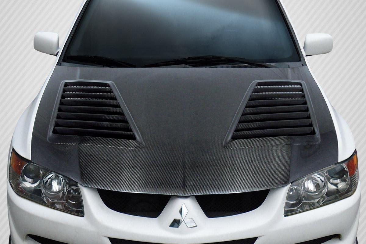 2003-2006 Mitsubishi Evolution Carbon Creations Track Carbon Fiber Hood