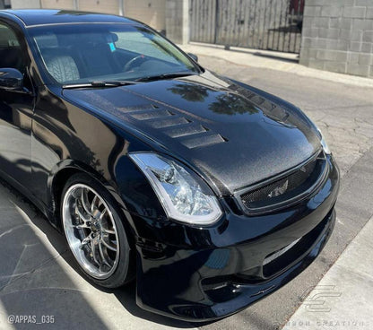 2003-2007 Infiniti G Coupe Carbon Creations O Design Carbon Fiber Hood
