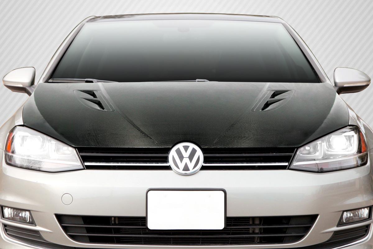 2015-2021 Volkswagen Golf Carbon Creations K Design Carbon Fiber Hood