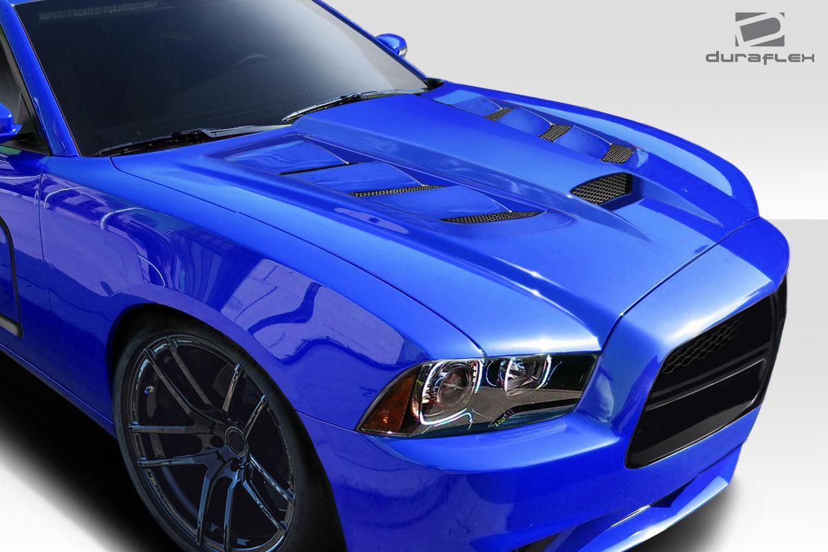 2011-2014 Dodge Charger Duraflex Viper Look Hood