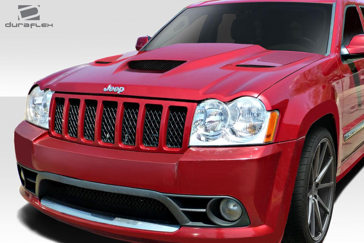 2005-2010 Jeep Grand Cherokee Duraflex Hellcat Look Hood