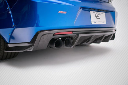 2016-2018 Chevrolet Camaro Carbon Creations Grid Carbon Fiber Rear Lip