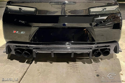 2016-2018 Chevrolet Camaro Carbon Creations Grid Carbon Fiber Rear Lip