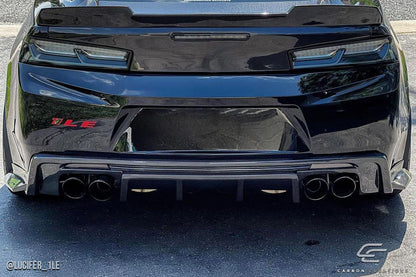 2016-2018 Chevrolet Camaro Carbon Creations Grid Carbon Fiber Rear Lip