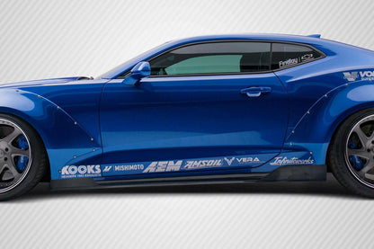 2016-2023 Chevrolet Camaro Carbon Creations Grid Carbon Fiber Side Skirts