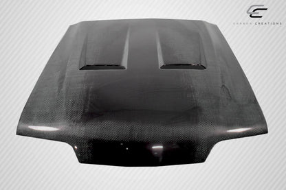 1987-1993 Ford Mustang Carbon Creations Heat Extractor Carbon Fiber Hood