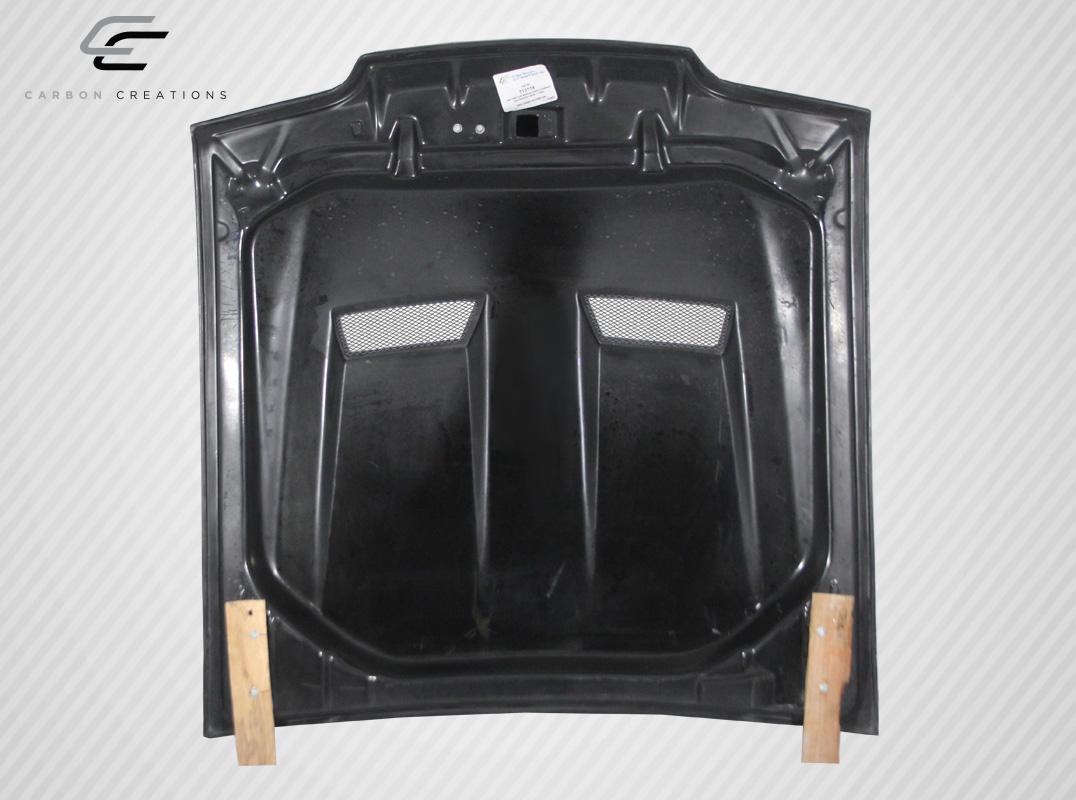 1987-1993 Ford Mustang Carbon Creations Heat Extractor Carbon Fiber Hood