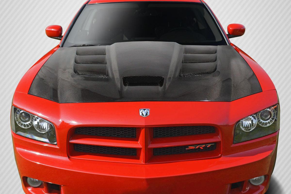 2006-2010 Dodge Charger Carbon Creations Viper Look Carbon Fiber Hood
