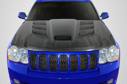 2005-2010 Jeep Grand Cherokee Carbon Creations Viper Look Carbon Fiber Hood