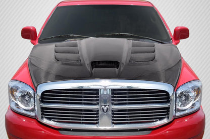 2002-2008 Dodge Ram Carbon Creations Viper Look Carbon Fiber Hood