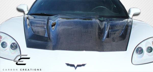 2005-2013 Chevrolet Corvette Carbon Creations H-Design Carbon Fiber Hood