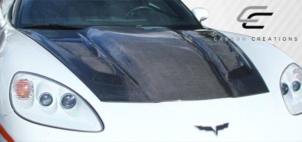 2005-2013 Chevrolet Corvette Carbon Creations H-Design Carbon Fiber Hood
