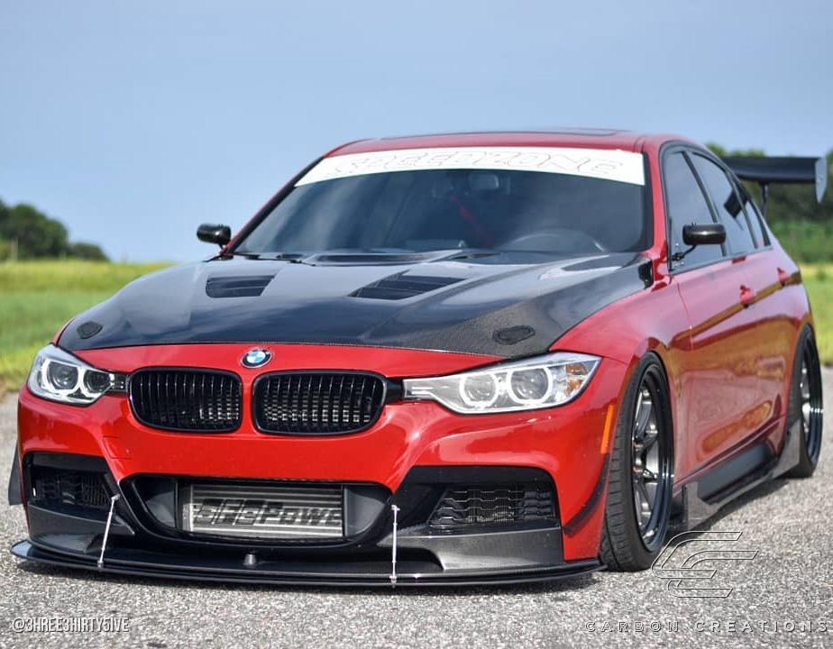 2012-2018 BMW 3 Series Carbon Creations Eros Version 1 Carbon Fiber Hood