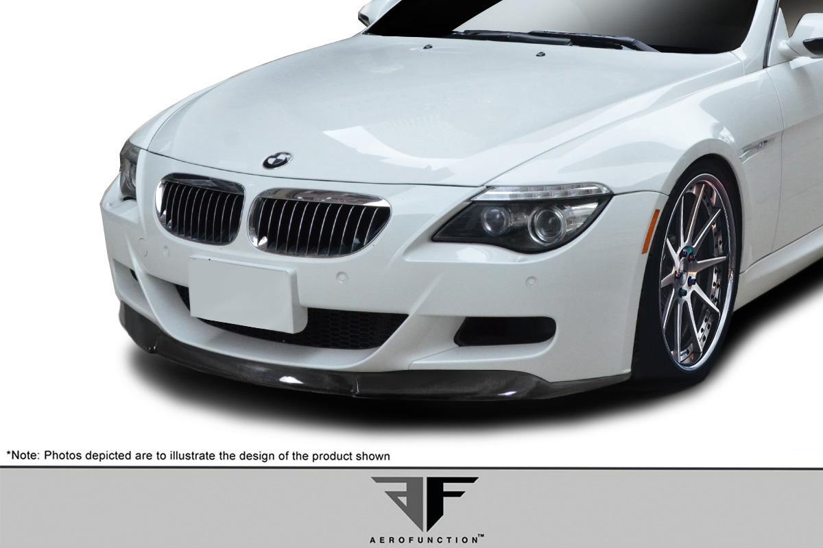 2006-2010 BMW 6 Series Aero Function AF-1 Carbon Fiber Front Lip