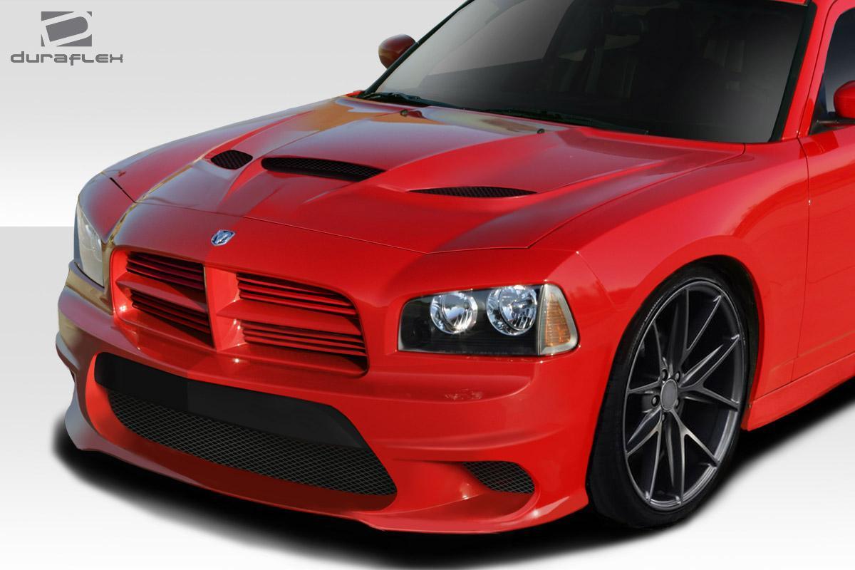 2006-2010 Dodge Charger Duraflex Hellcat Look Hood