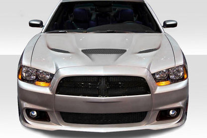 2011-2014 Dodge Charger Duraflex Hellcat Look Hood