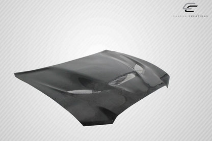 2011-2014 Dodge Charger Carbon Creations Hellcat Look Carbon Fiber Hood