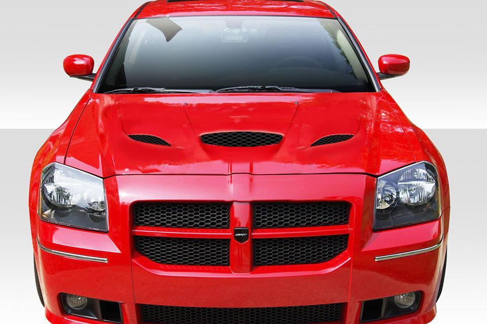 2005-2007 Dodge Magnum Duraflex Hellcat Look Hood