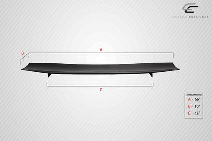 Universal 66" Carbon Creations DriTech VRX V2 Short Wing Complete Kit - 9 Piece