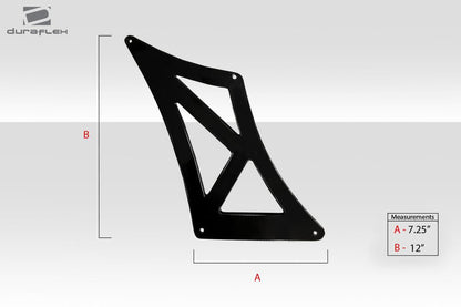 Universal 70" Duraflex VRX V1 Short Wing Complete Kit - 9 Piece