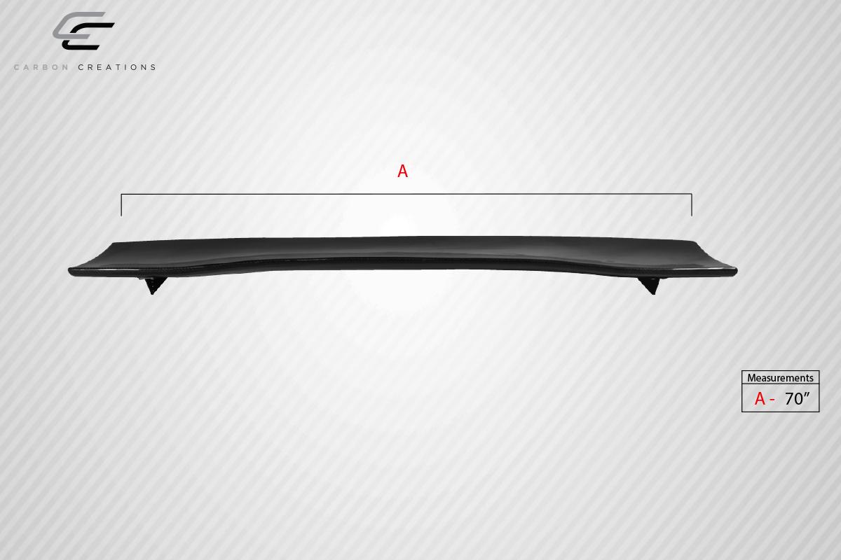 Universal 70" Carbon Creations DriTech VRX V1 Short Wing Complete Kit - 9 Piece