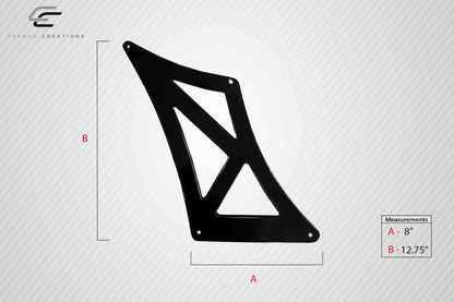 Universal 70" Carbon Creations DriTech VRX V2 Short Wing Complete Kit - 9 Piece