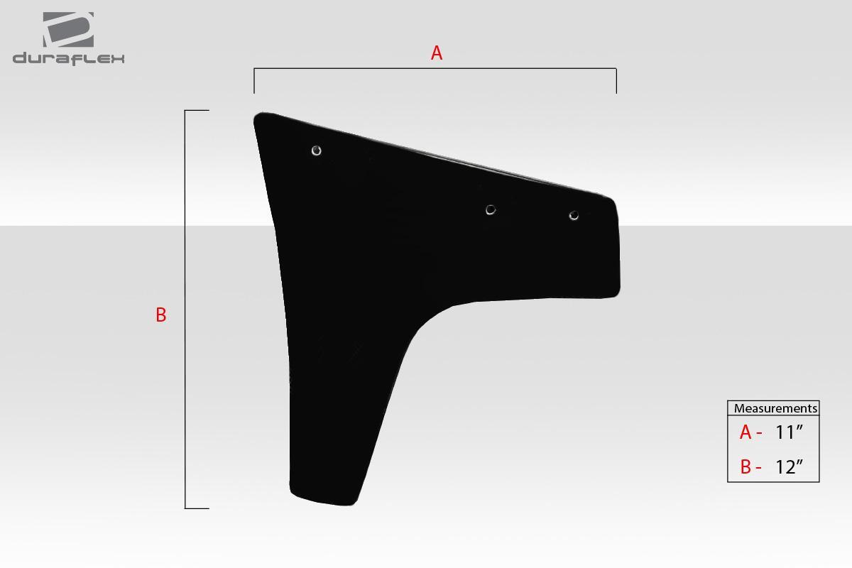 Universal 70" Duraflex VRX V2 Tall Wing Complete Kit - 9 Piece