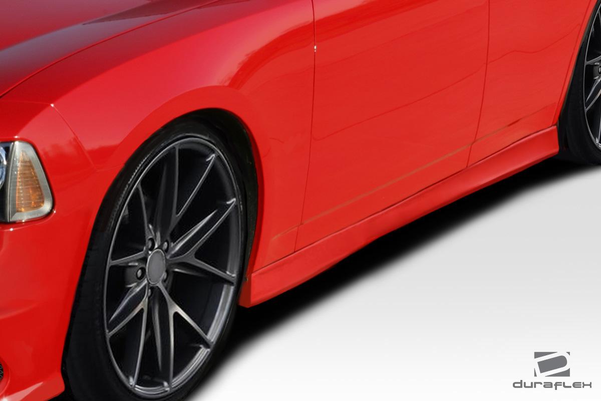 2006-2010 Dodge Charger Duraflex Hellcat Look Side Skirts