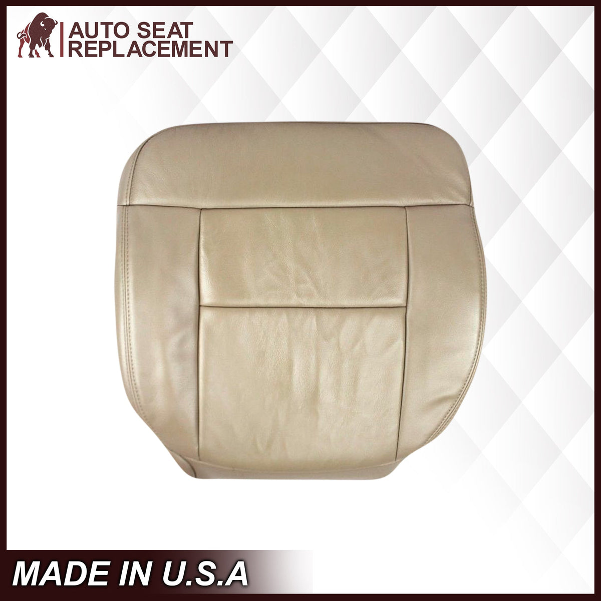 2005-2008 Ford F-150 Seat Cover in Tan: Choose Leather or Vinyl