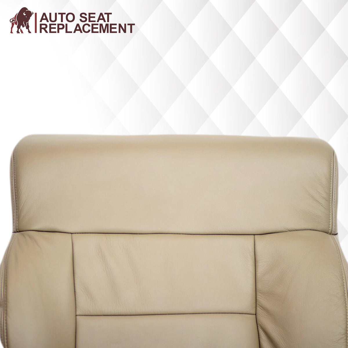 2005-2008 Ford F-150 Seat Cover in Tan: Choose Leather or Vinyl