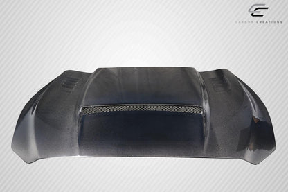 2015-2017 Ford Mustang Carbon Creations CVX V2 Carbon Fiber Hood