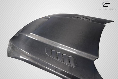 2015-2017 Ford Mustang Carbon Creations CVX V2 Carbon Fiber Hood