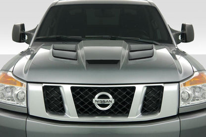 2004-2015 Nissan Titan Duraflex Viper Look Hood