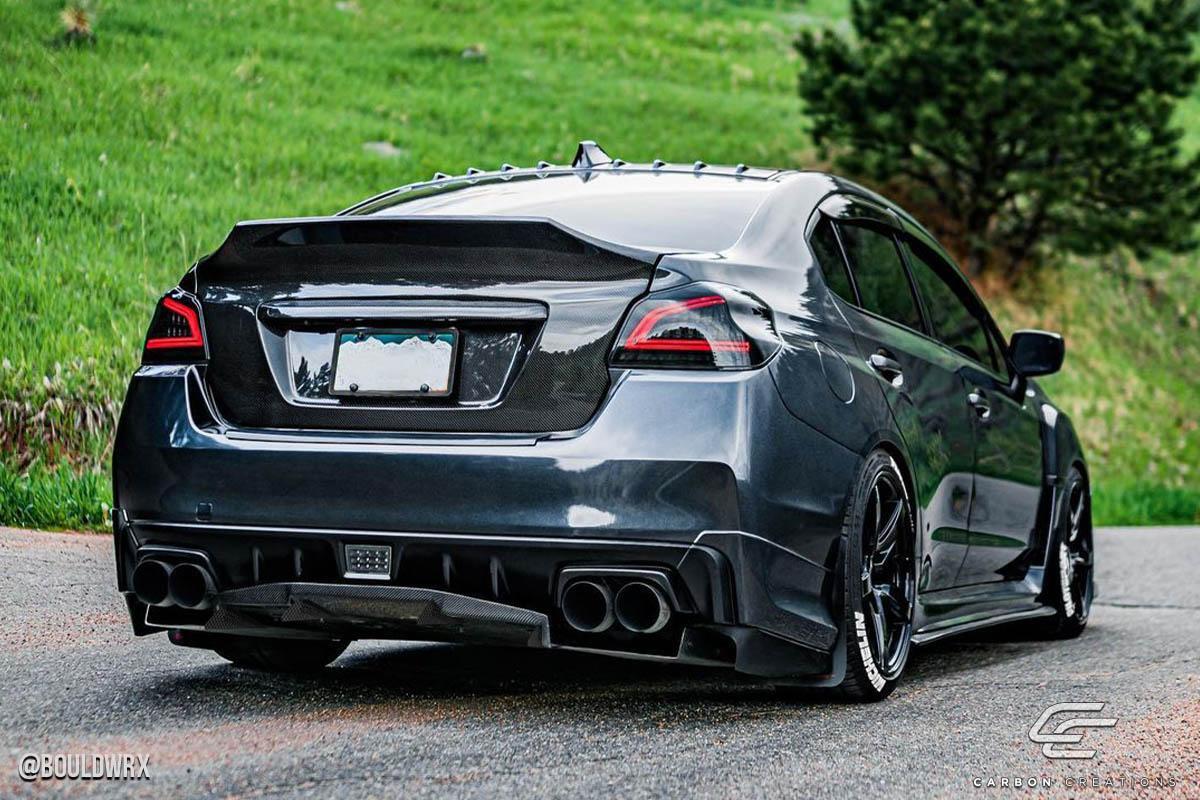 2015-2021 Subaru WRX Carbon Creations VRS Carbon Fiber Rear Lip