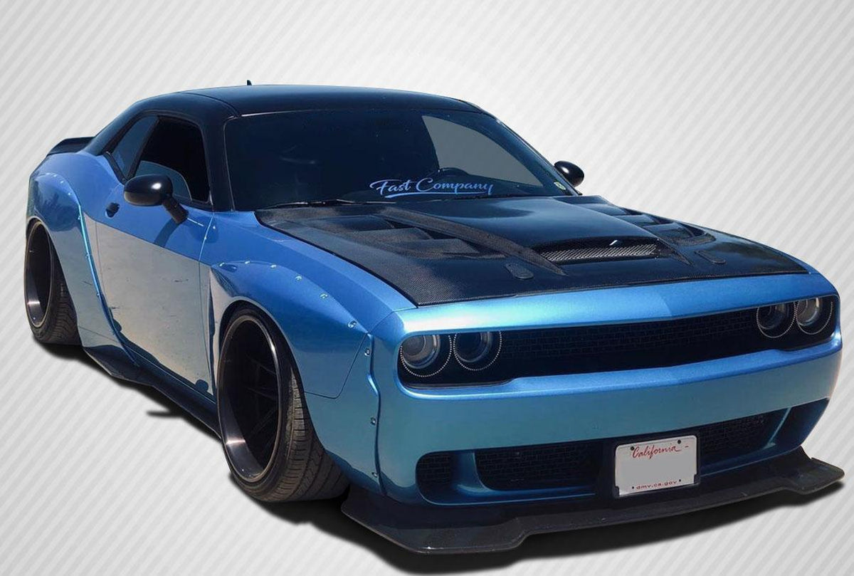 2008-2023 Dodge Challenger Carbon Creations Viper Look Carbon Fiber Hood